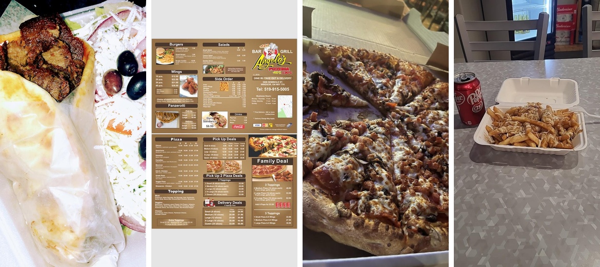 Angelo's Pizzeria Bar & Grill Menu